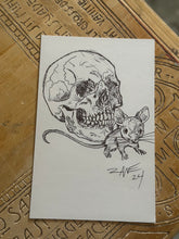 Load image into Gallery viewer, Wordy Skull Sketch - Odd Truce