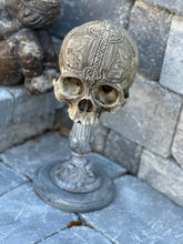 Load image into Gallery viewer, Book of Kells Replica Skull