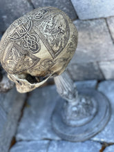 Load image into Gallery viewer, Book of Kells Replica Skull