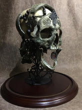 Load image into Gallery viewer, REAL - War Chaplain + stand + Replica Skull to also display on + dome choice