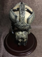 Load image into Gallery viewer, REAL - War Chaplain + stand + Replica Skull to also display on + dome choice