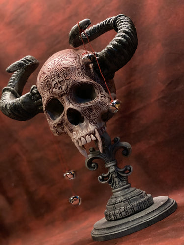 COMBO - Krampus Skull & Stand
